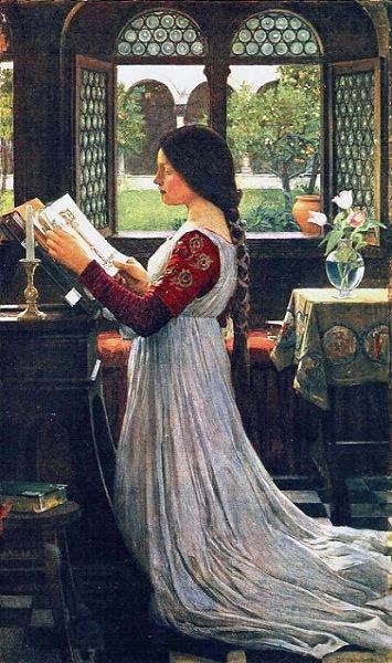 John William Waterhouse The Missal